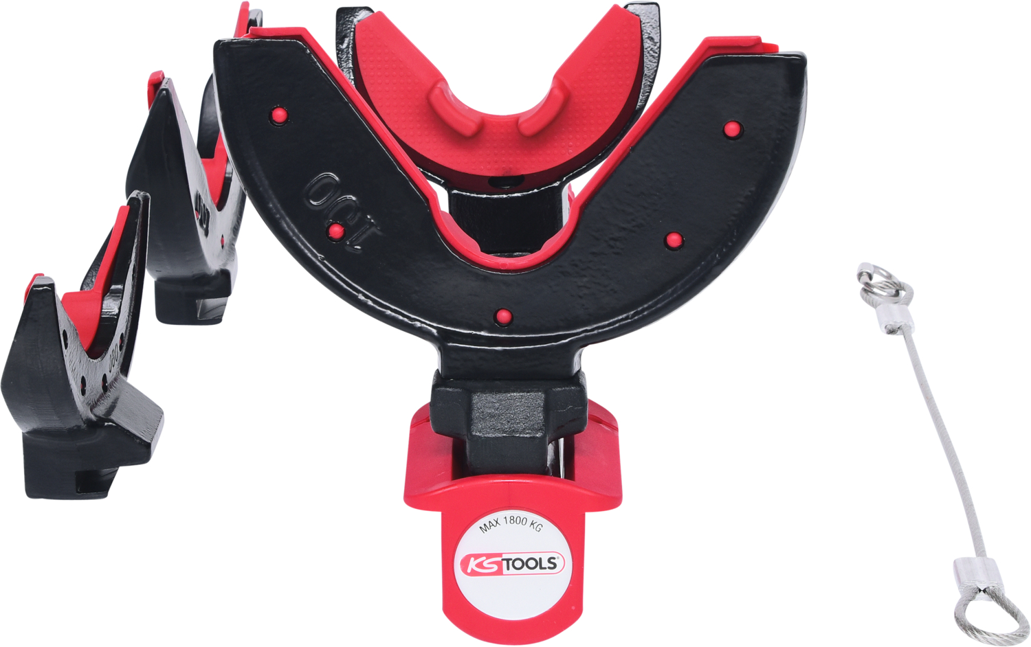 KS Tools Federspanner-Satz, 6-tlg, max. Belastung 1800kg