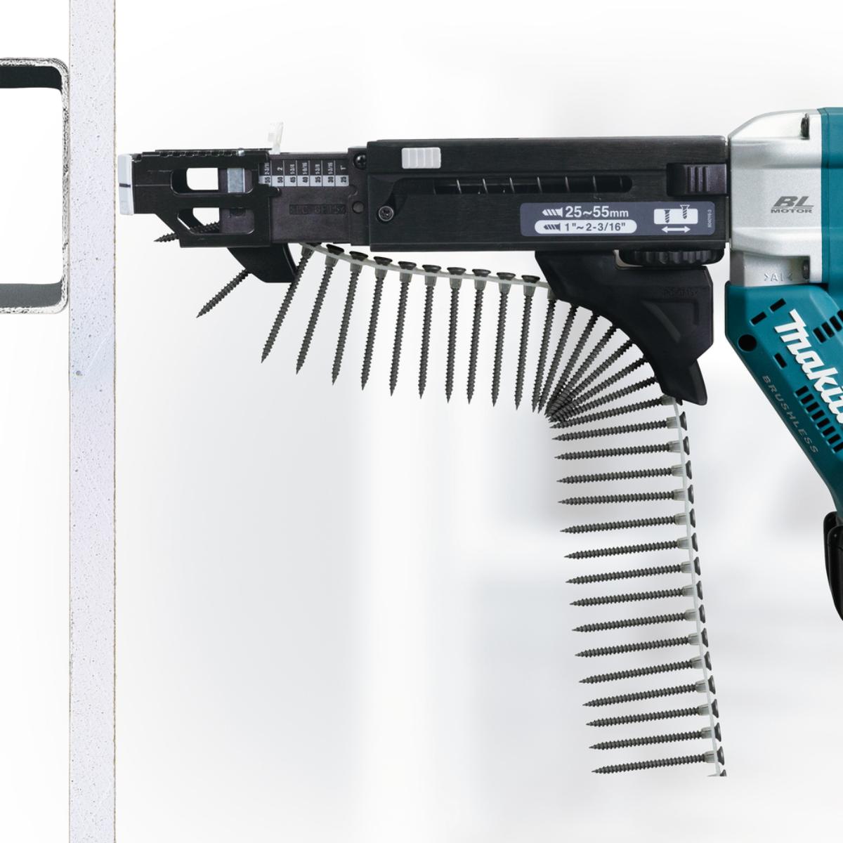 Makita Akku-Magazinschrauber 18V - 25-55 mm - 0-4.500 U/min - DFR552Z