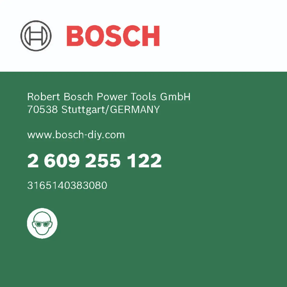 Bosch Kegelsenker HSS 3-Schneiden, DIN 335 D= 12,4 mm, M 6