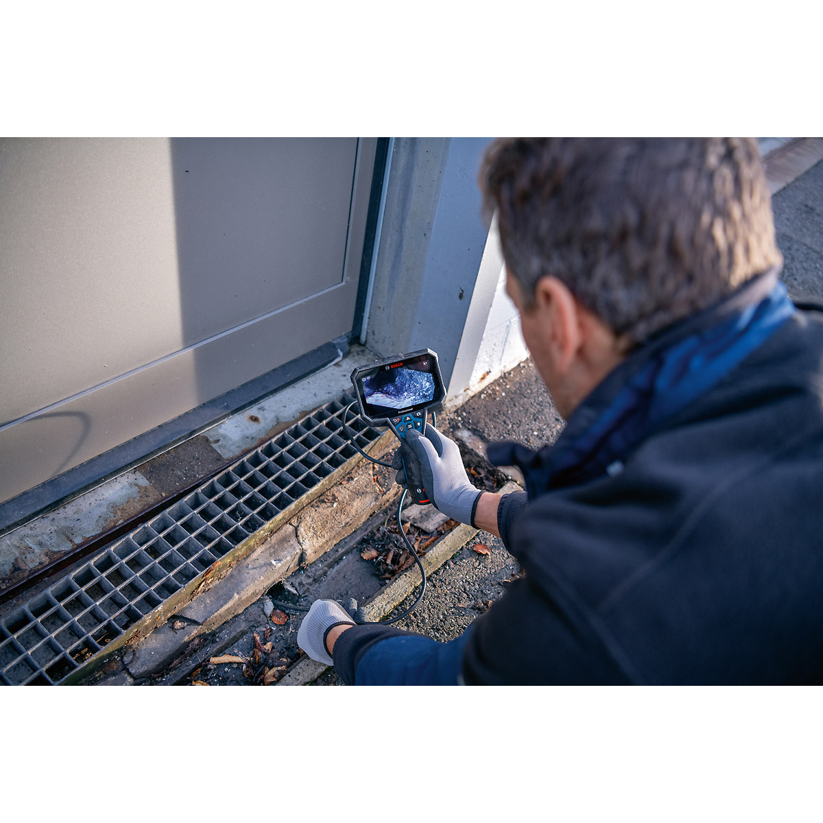 Bosch Inspektionskamera GIC 12V-5-27 C, 1 x Akku GBA 12V 2.0Ah, L-BOXX