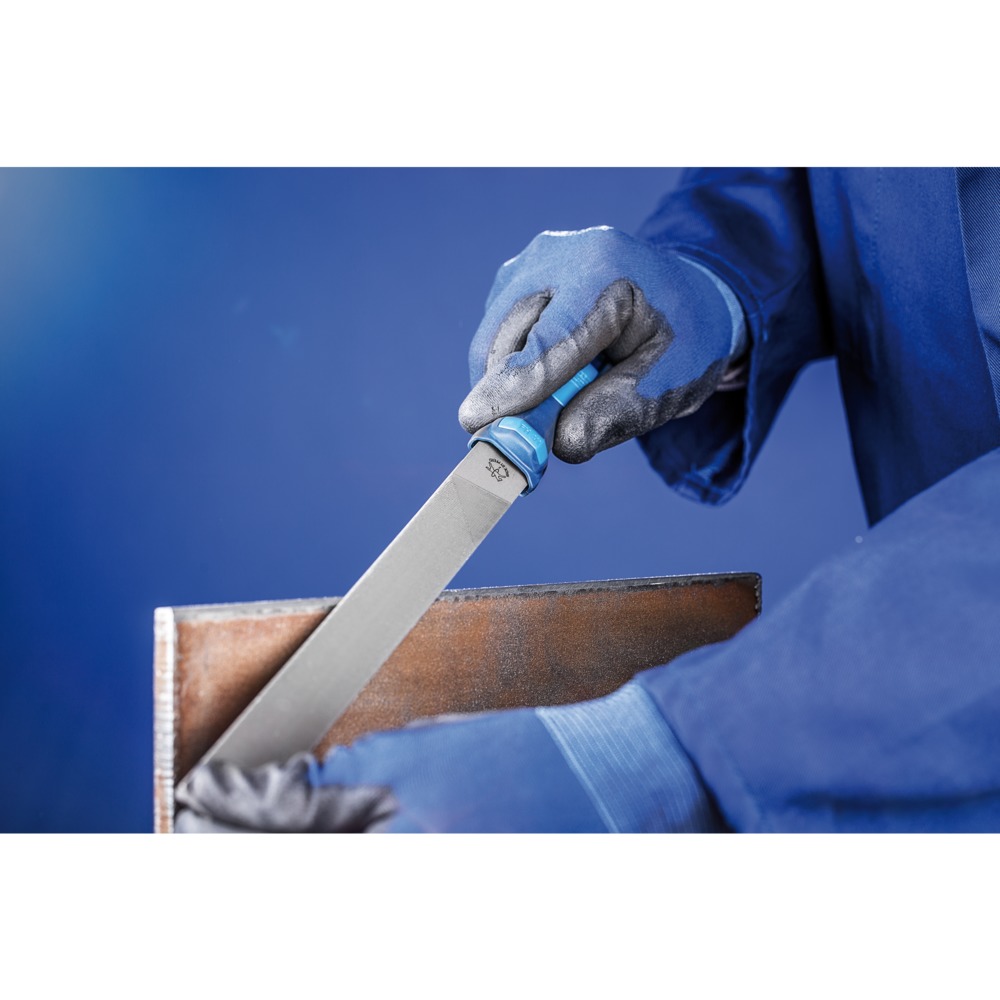 PFERD TOOLS Hobbyfeile mit Heft Flachstumpf 200mm Kreuzhieb 1/Einhieb 2 für universellen Einsatz