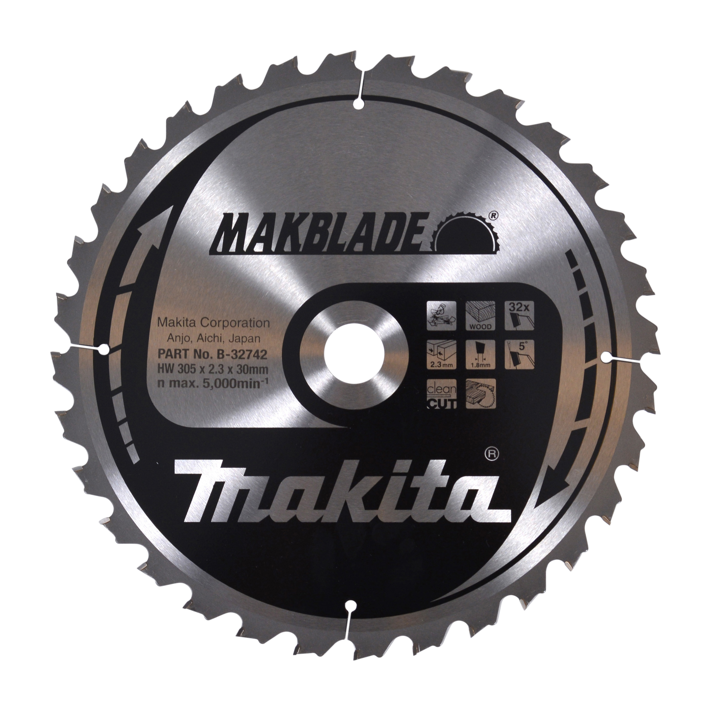 Makita MAKBLADE Sägeb. 305x30x32Z - B-32742