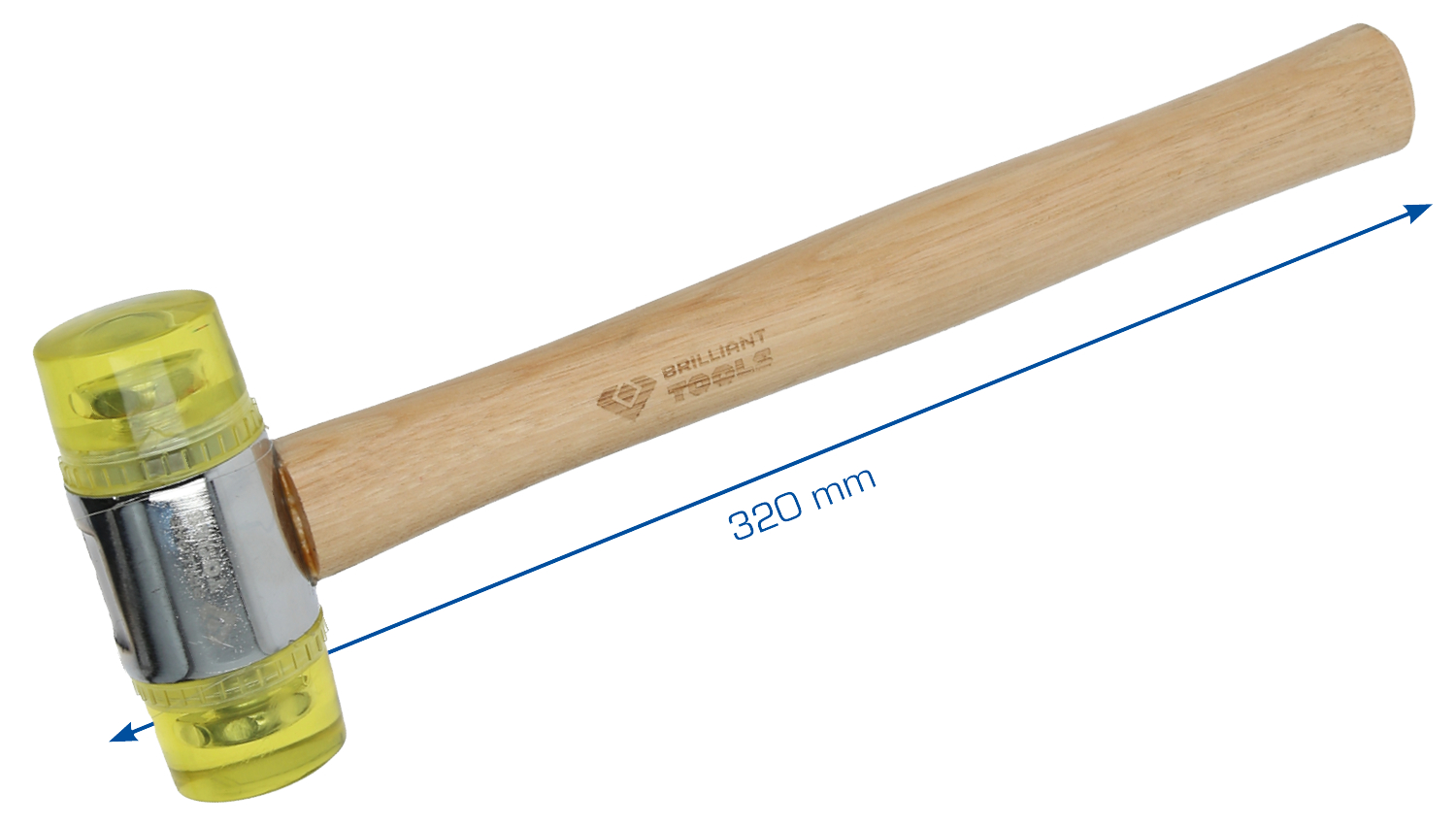 Brilliant Tools Kunststoff-Schonhammer Ø 40 mm - BT071930