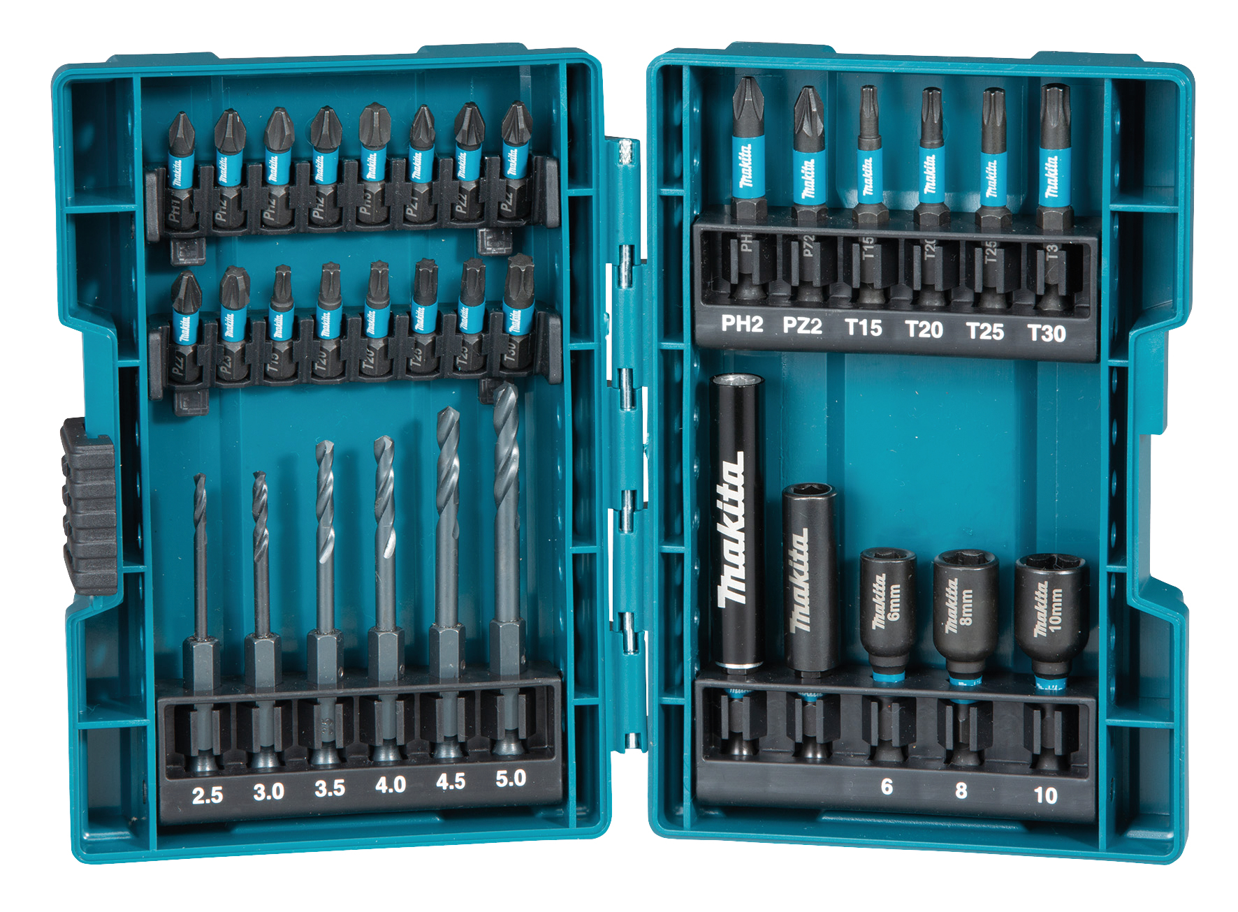 Makita Bohrer-Bit-Set, Impact Black - 33-teilig - B-66896