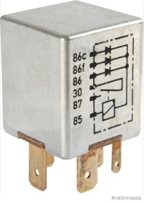 HERTH&BUSS Relais, Arbeitsstrom, 24 V, 30 A, 6 pins