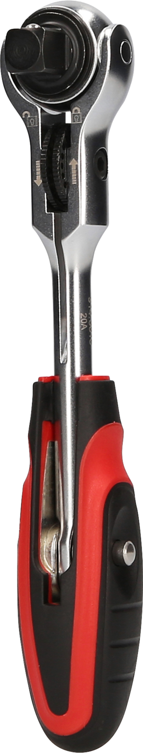 KS Tools 3/8" MODIFIX Mini-T-Griff-Schwenkkopf-Knarre, 72 Zahn, 0°+90°
