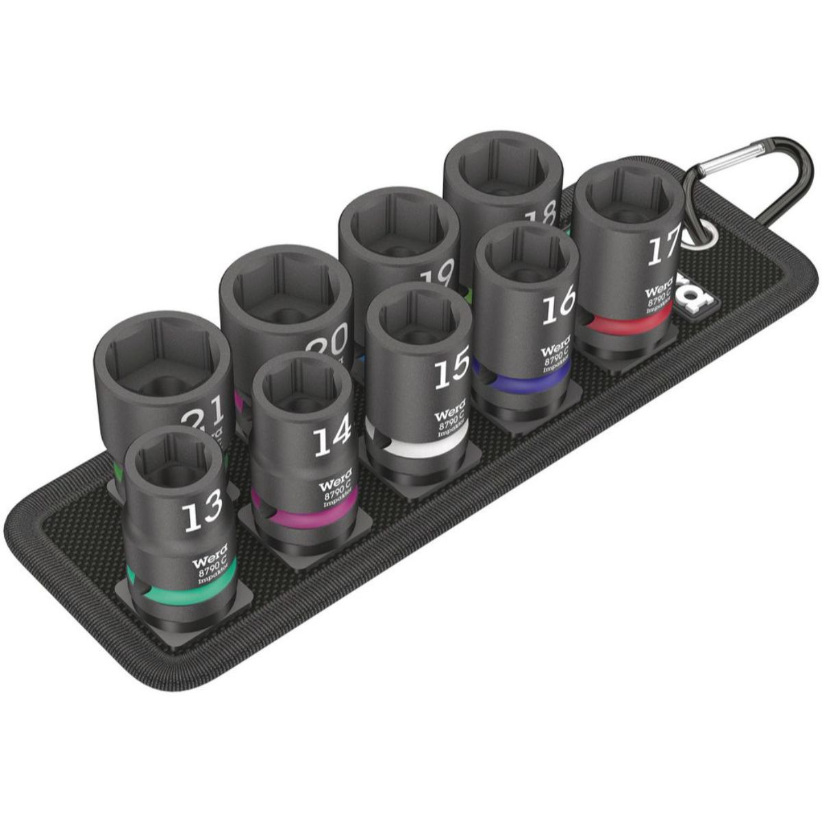 Wera Belt C Impaktor 1 Steckschlüsseleinsatz-Satz, 1/2"-Antrieb, 10-teilig