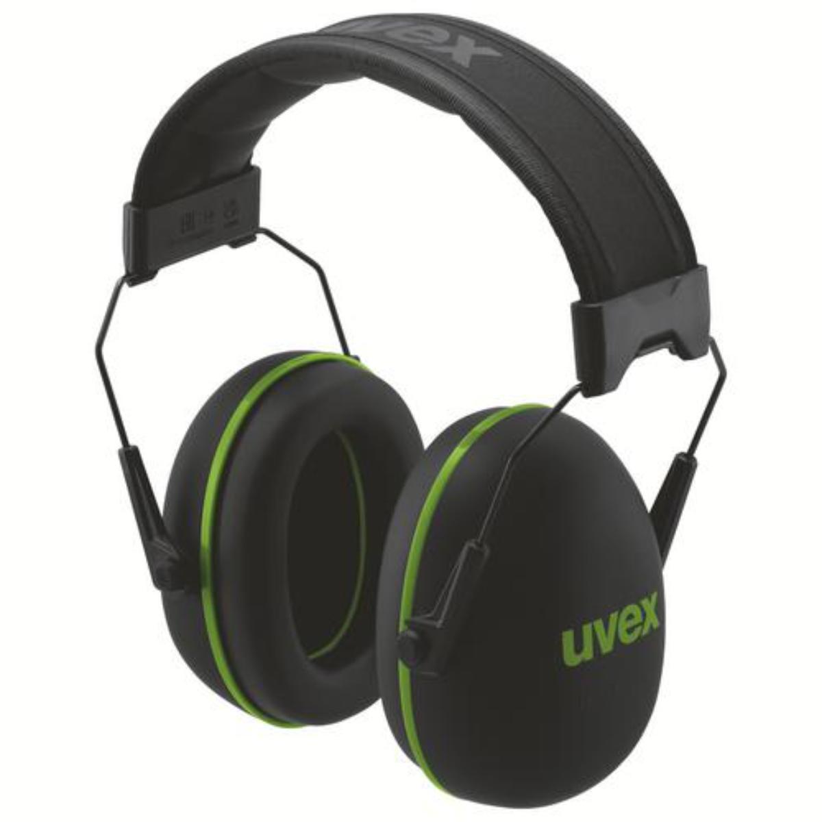 uvex KX10 Kapselgehörschutz schwarz/ grün SNR 30 dB