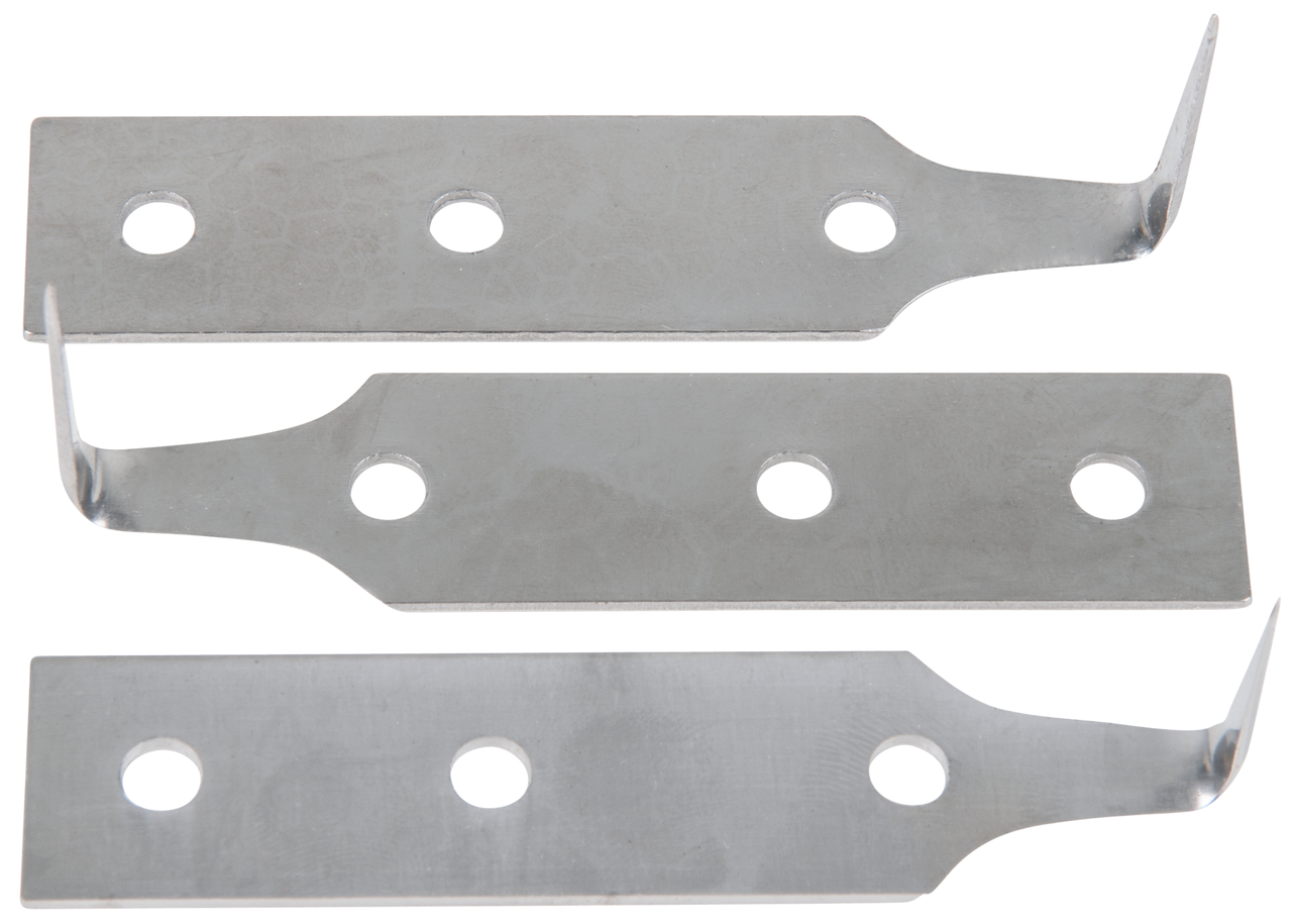 KS Tools Edelstahl-Ziehklingen-Satz,Klingenlänge 38mm,3-tlg