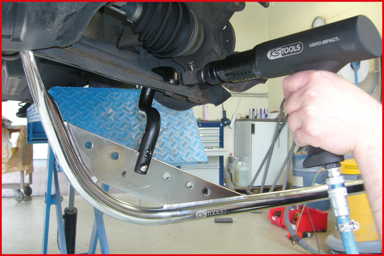 KS Tools Vibro-Impact Druckluft-Meißelhammer-Satz, 6-tlg