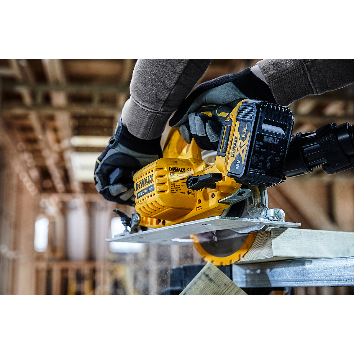 DEWALT Akku-Handkreissäge 18V 184mm Basisversion für Akku Plus