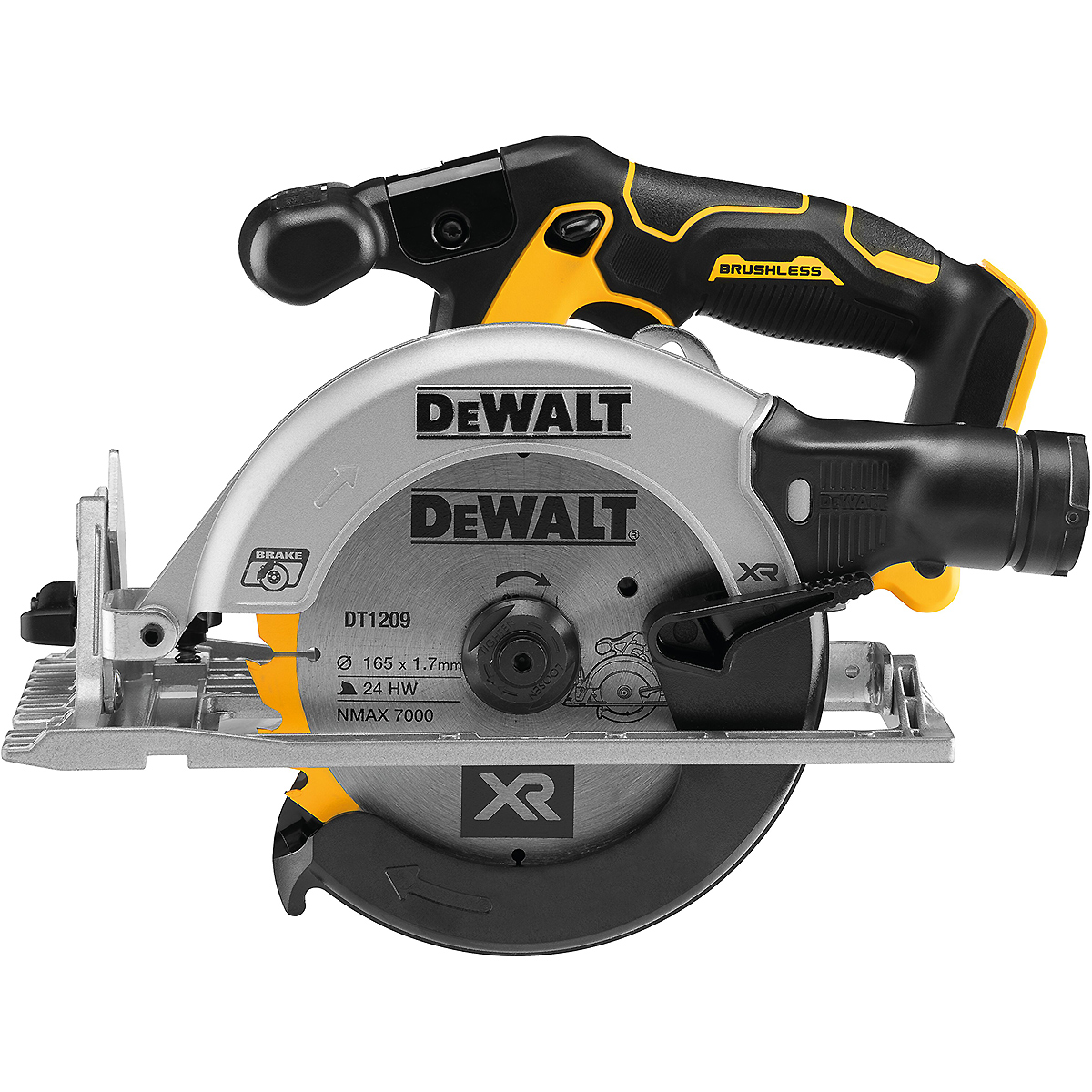 DEWALT Akku-Handkreissäge 18V 165mm Basisversion