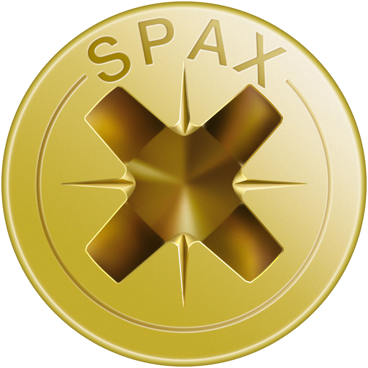 SPAX Senkmultikopf Kreuzschlitz Z2 Vollgewinde YELLOX, 100 Stück
