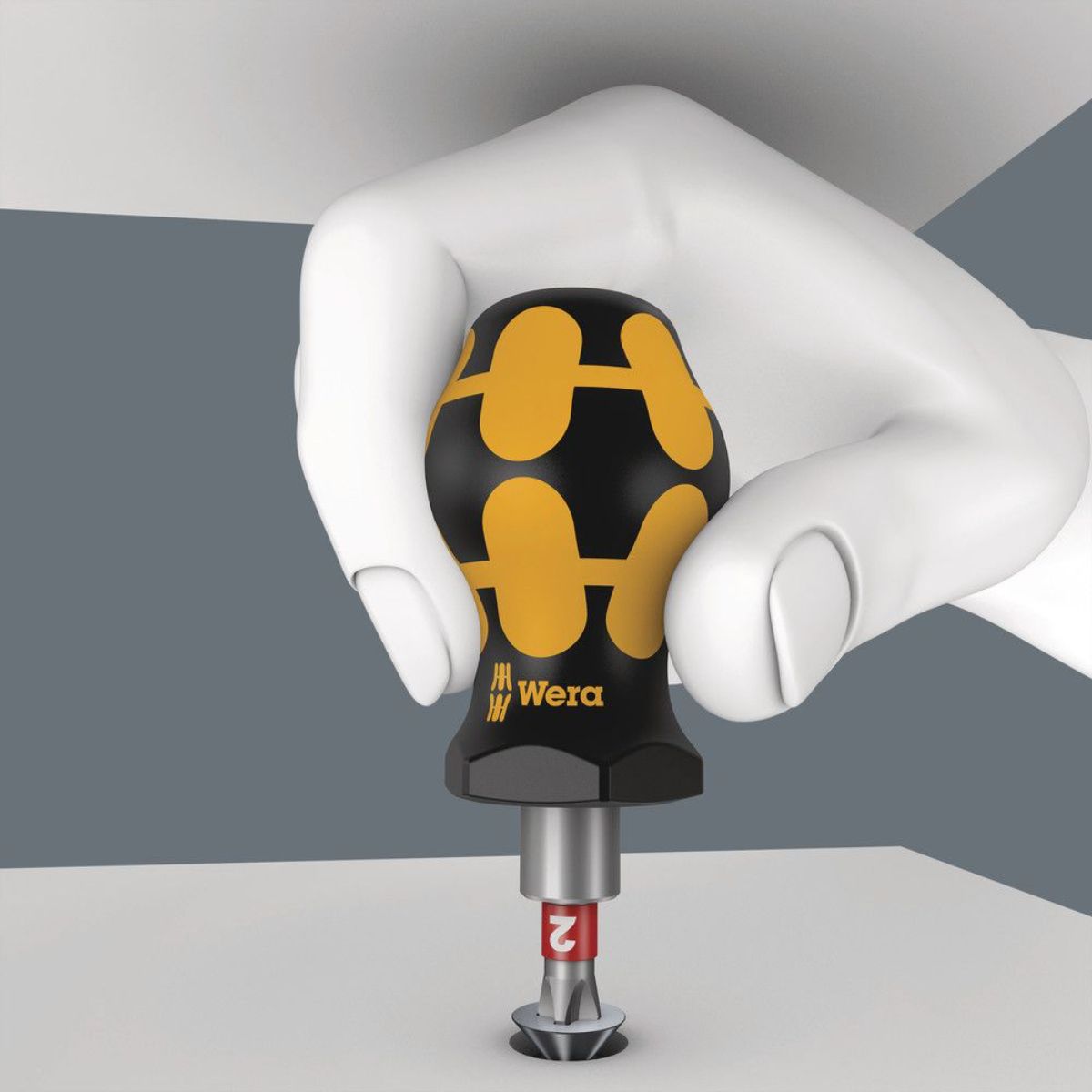 Wera 811/1 ESD Stubby Bits-Handhalter, magnetisch
