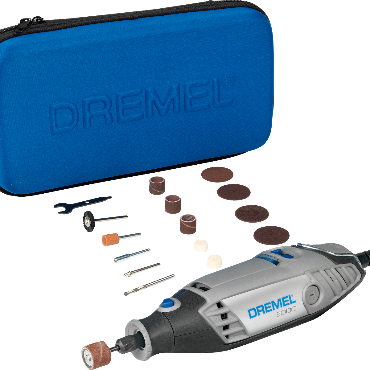 DREMEL 3000-15 Multifunktionswerkzeug (130 W) mit 15 Zubehöre