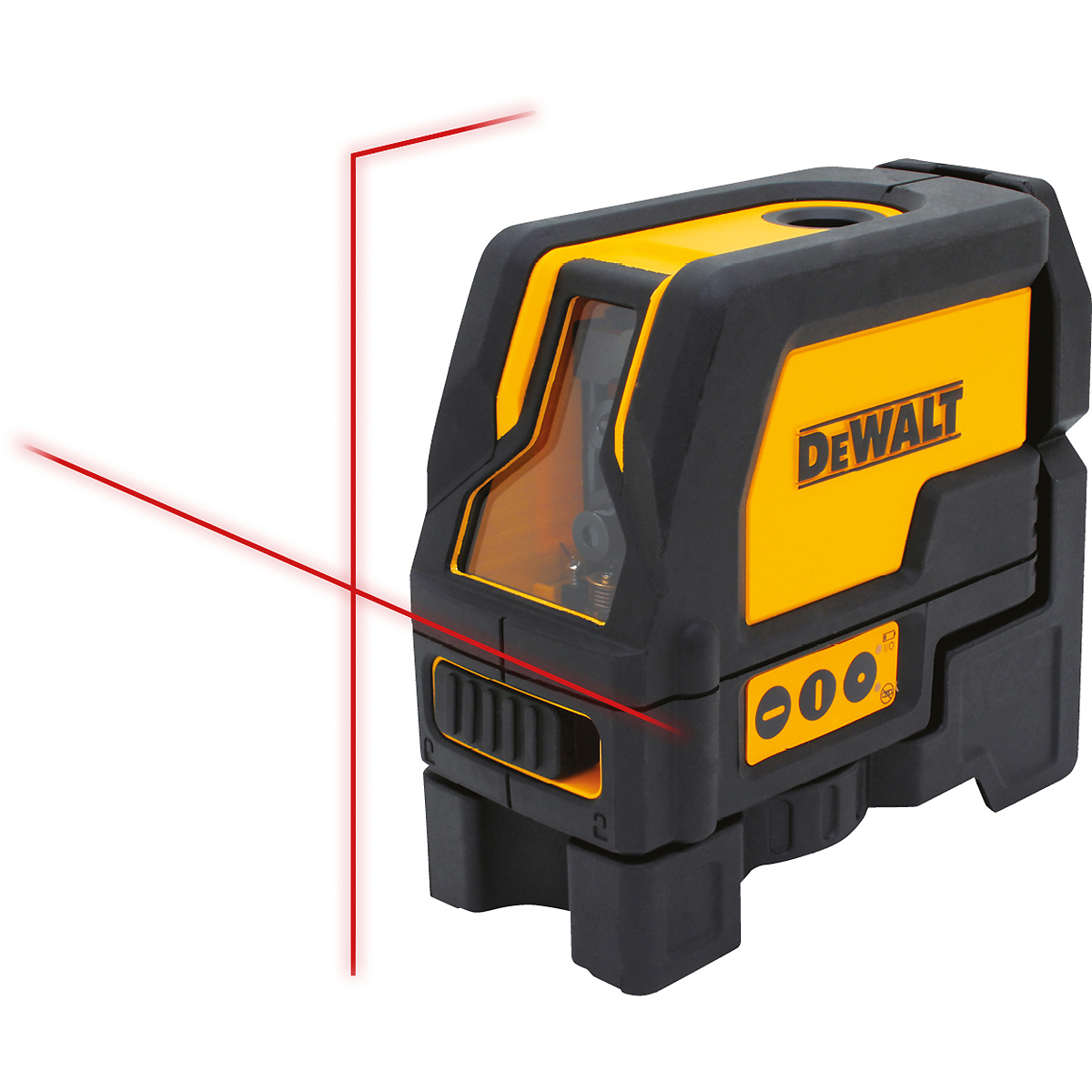 DEWALT Akku 2-Punkt/Kreuzlinienlaser rot batteriebetrieben
