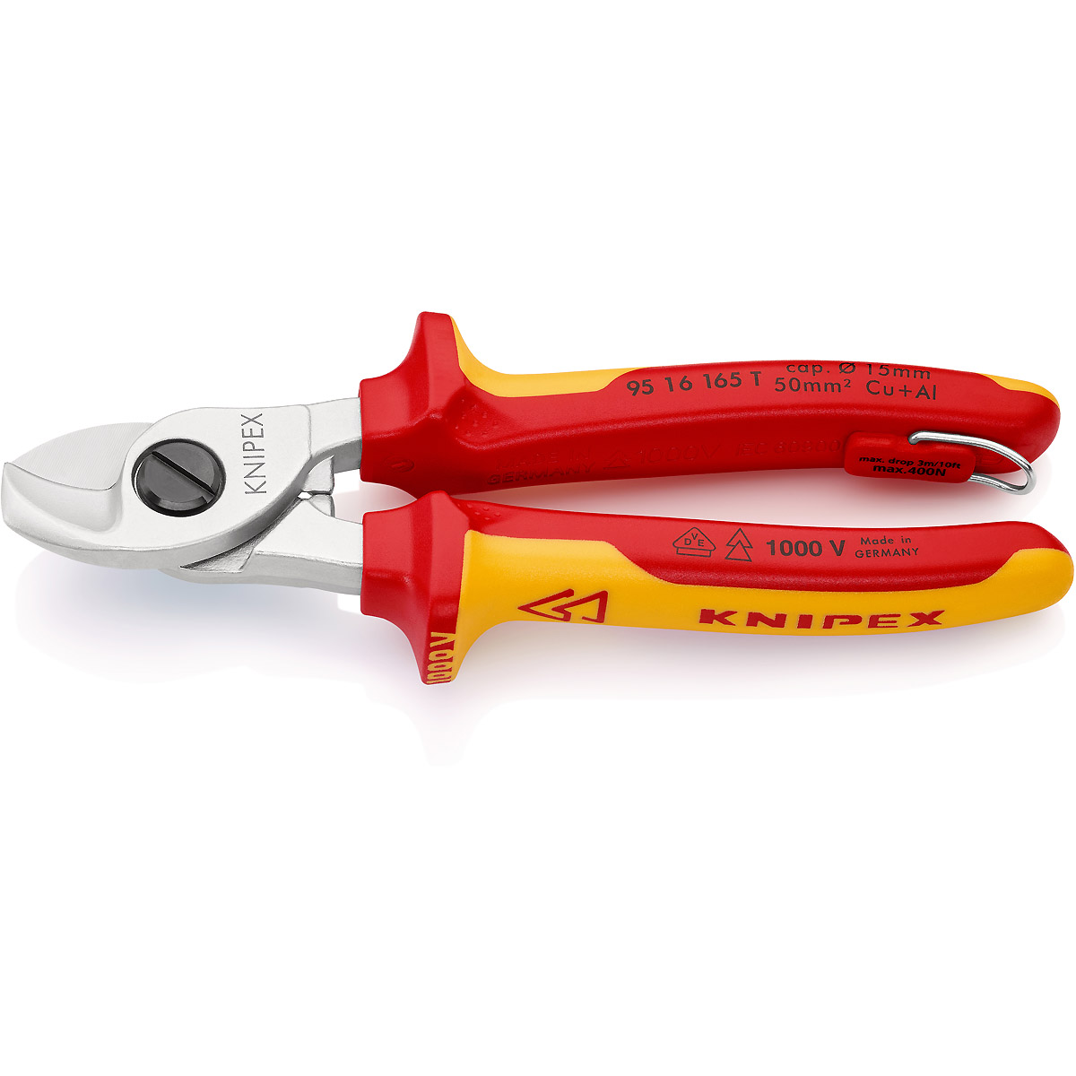 KNIPEX Kabelschere mit Befestigungsöse