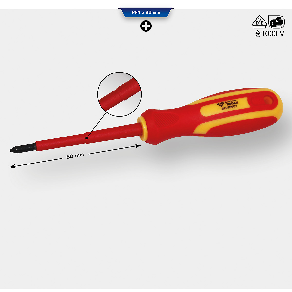 Brilliant Tools VDE Schraubendreher PH Phillips