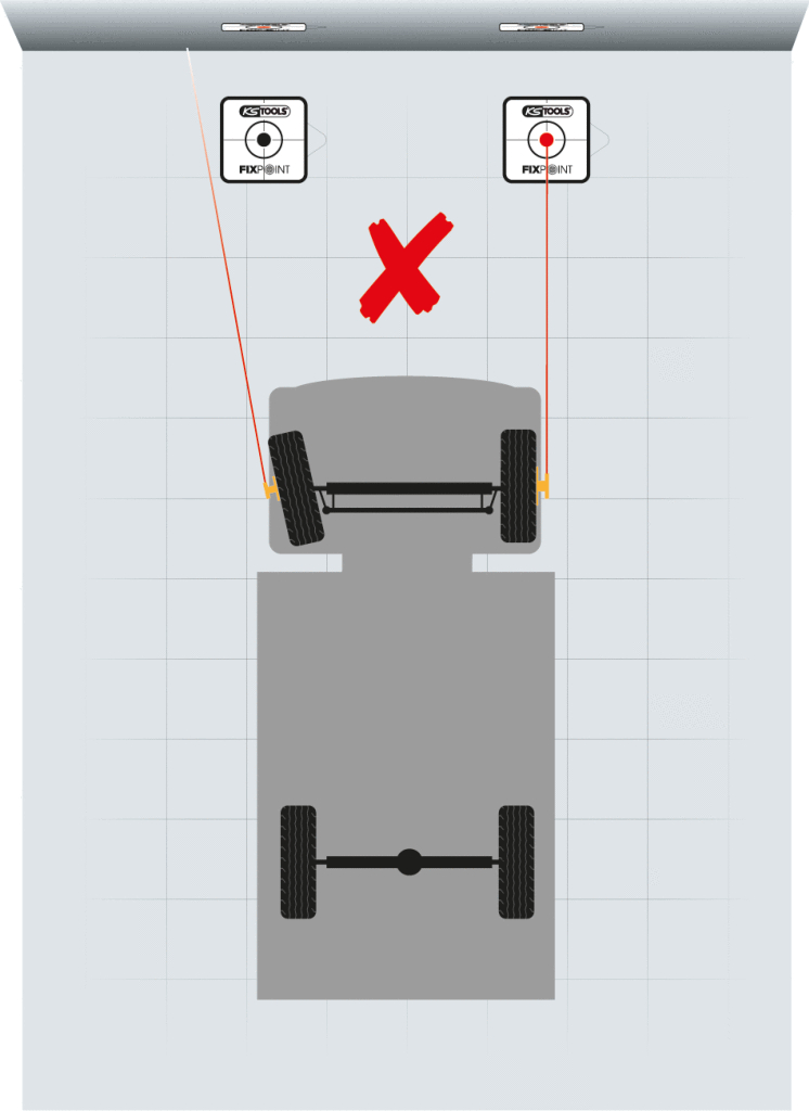 KS Tools LKW- und Transporter Fahrwerkjustier-System, 21-tlg
