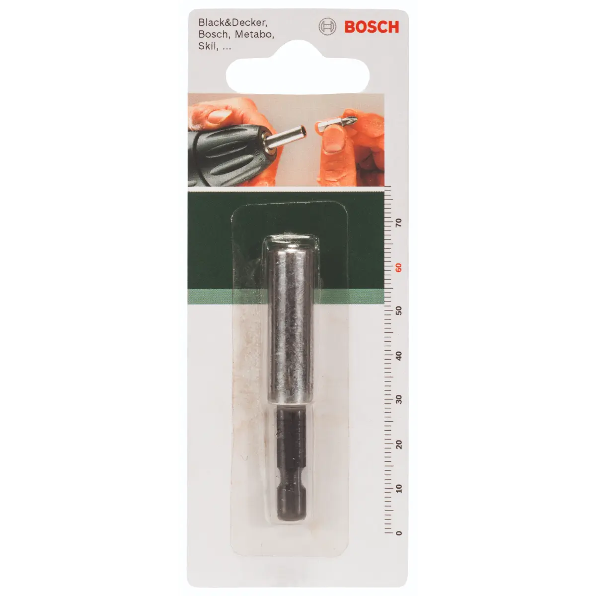 Bosch Universalhalter 1/4" Außensechskantschaft, ohne Sprengring