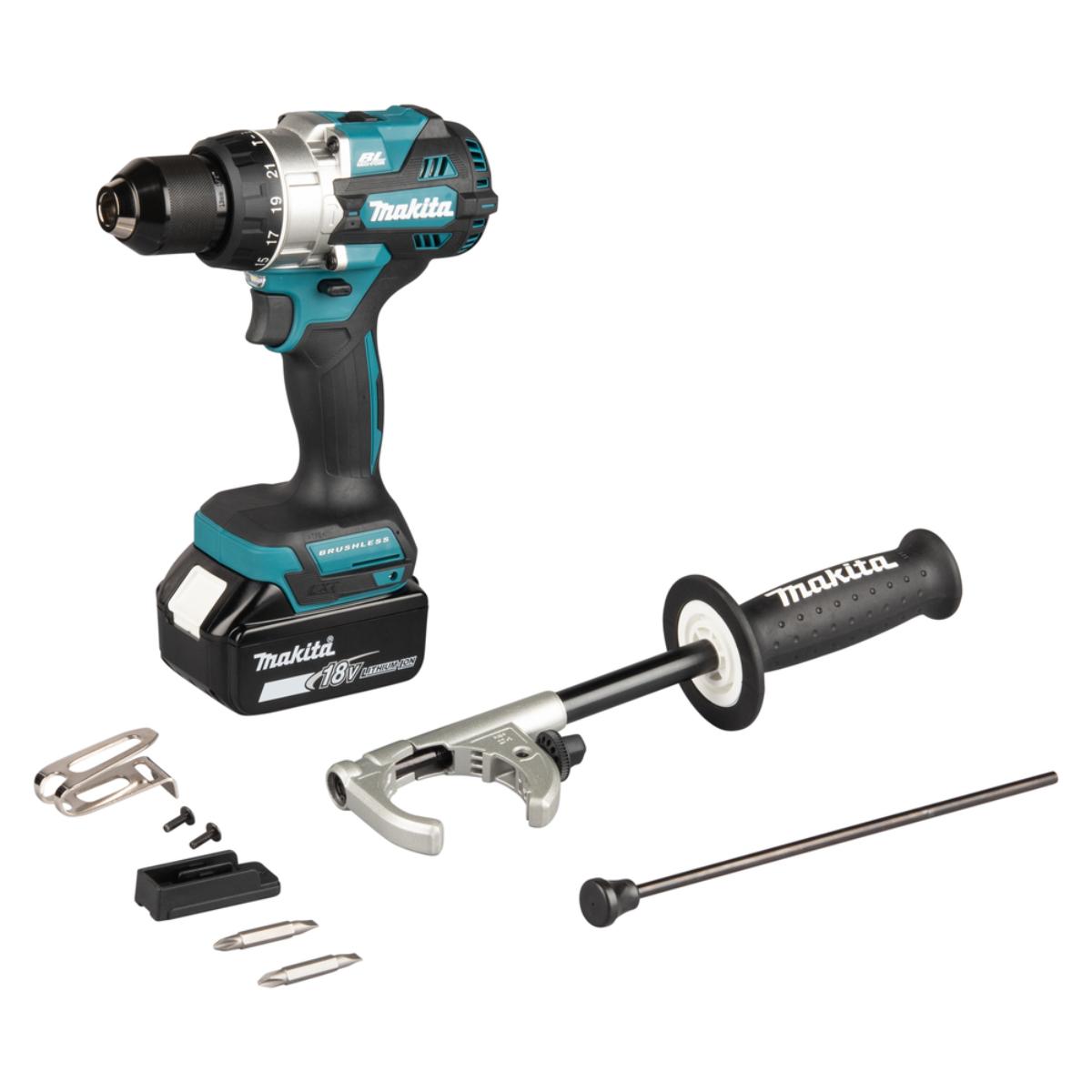 Makita Akku-Schlagbohrschrauber LXT 18V, max 141 Nm, 0-2.100 min(-1) - DHP492RTJ