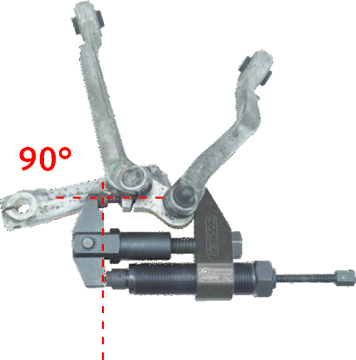 KS Tools Klemmschrauben-Ausdrücker mit Hydraulikspindel