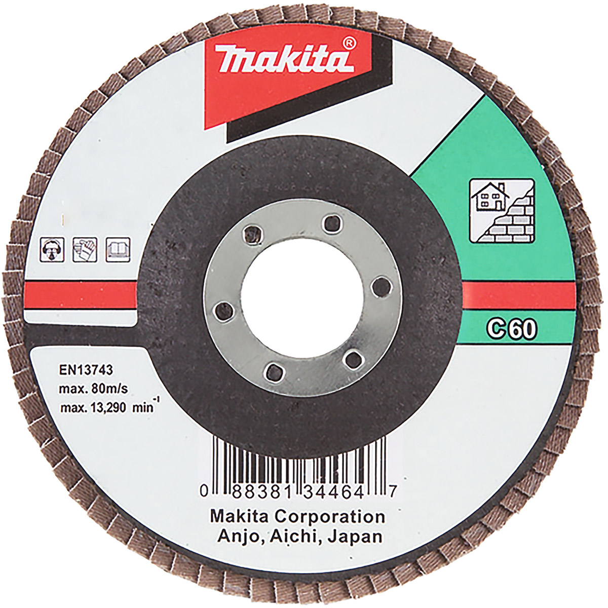 Makita Fächerschleifscheibe 180mm C40F - D-28139