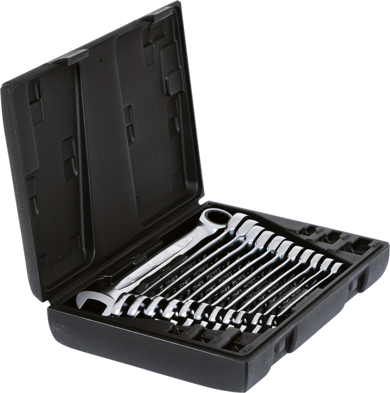 KS Tools GEARplus Ratschenringmaulschlüssel-Satz, 12-tlg