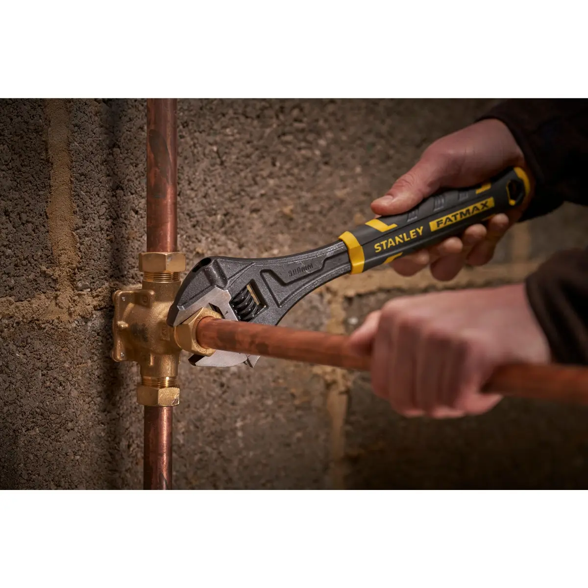 STANLEY FATMAX Rollgabelschlüssel mit Schnelleinstellung, Spannbereich 33 mm, Länge 250 mm
