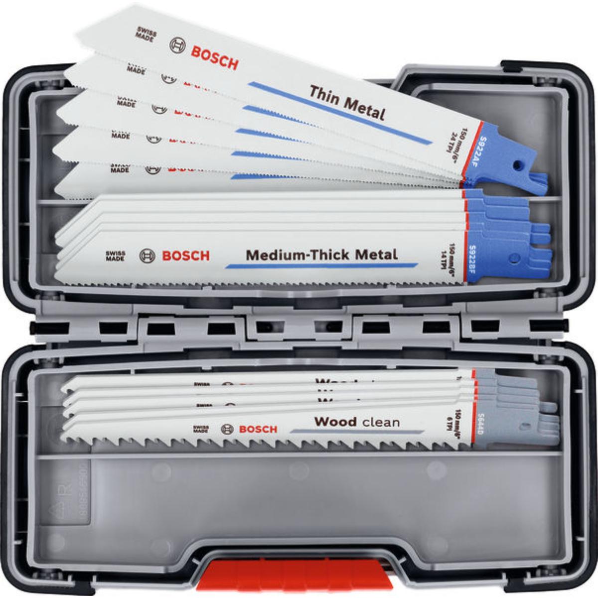 Bosch Gemischtes Säbelsägeblatt, 15-teiliges Set