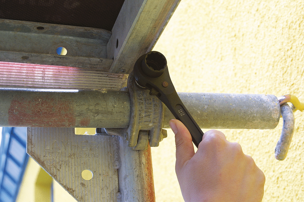 KS Tools Gerüstbauschlüssel, umschaltbar