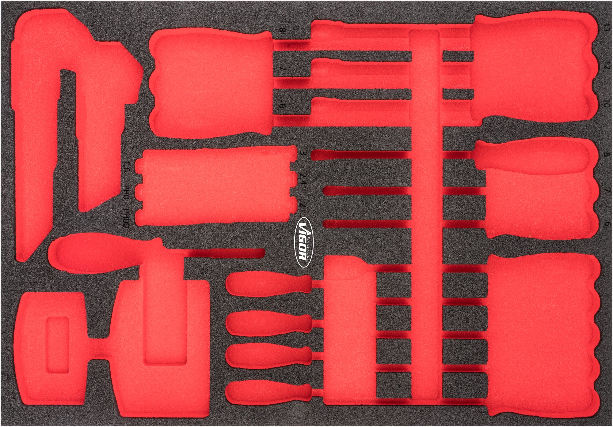 VIGOR Weichschaum-Einlage, leer, V6814-L