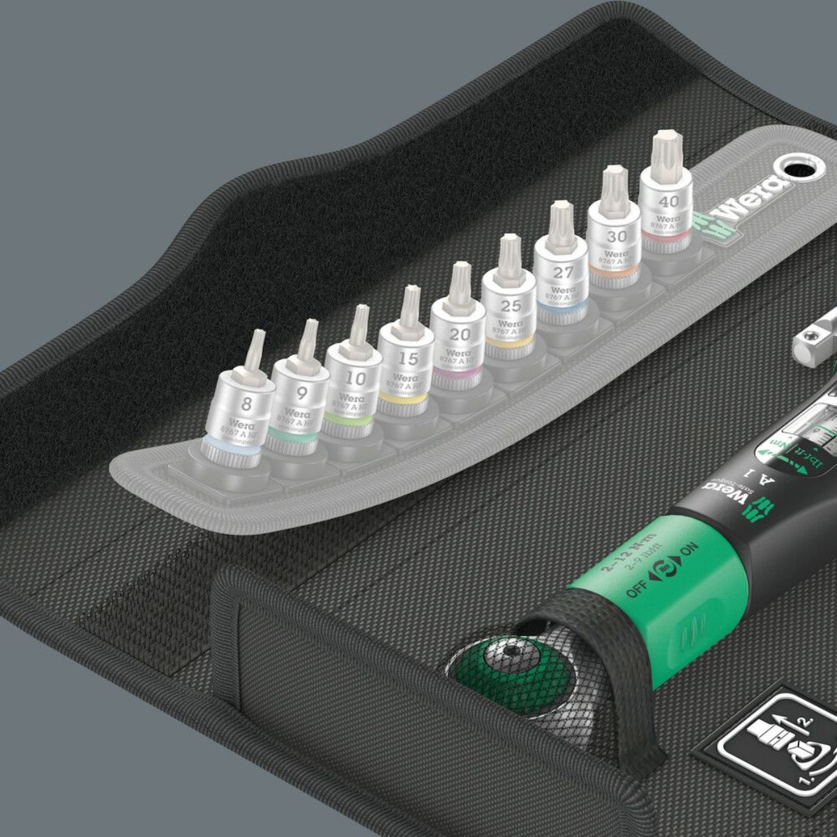 Wera Safe-Torque A 1 Set 1, 1/4" Vierkant, 2-12 Nm, 10-teilig