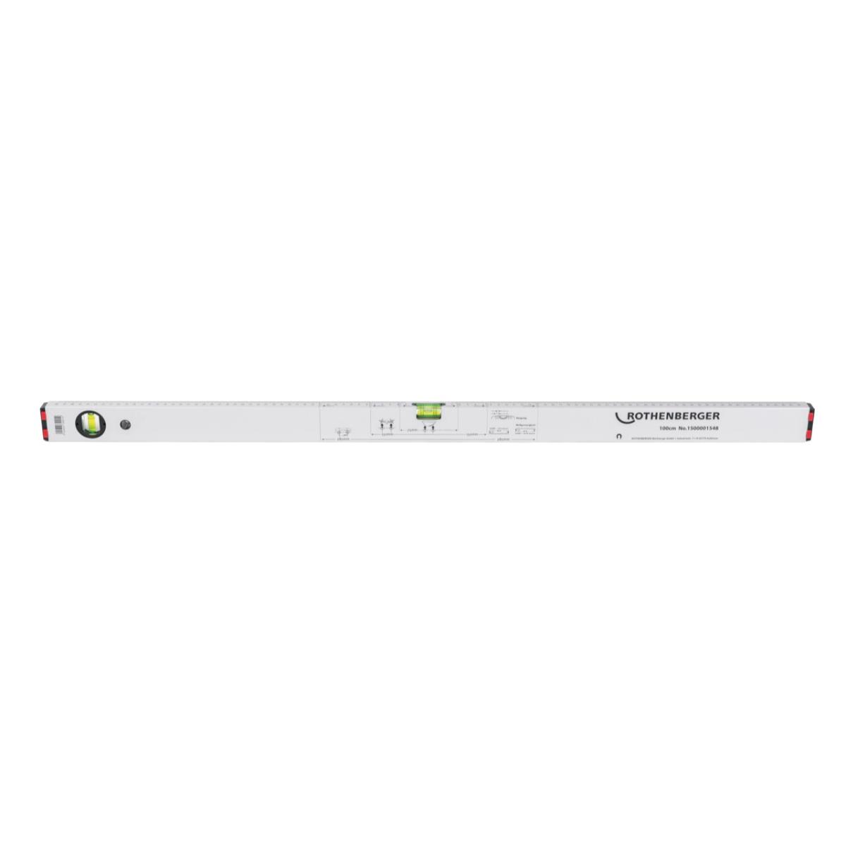 Rothenberger Alu - Wasserwaage 1000mm mit Magneten