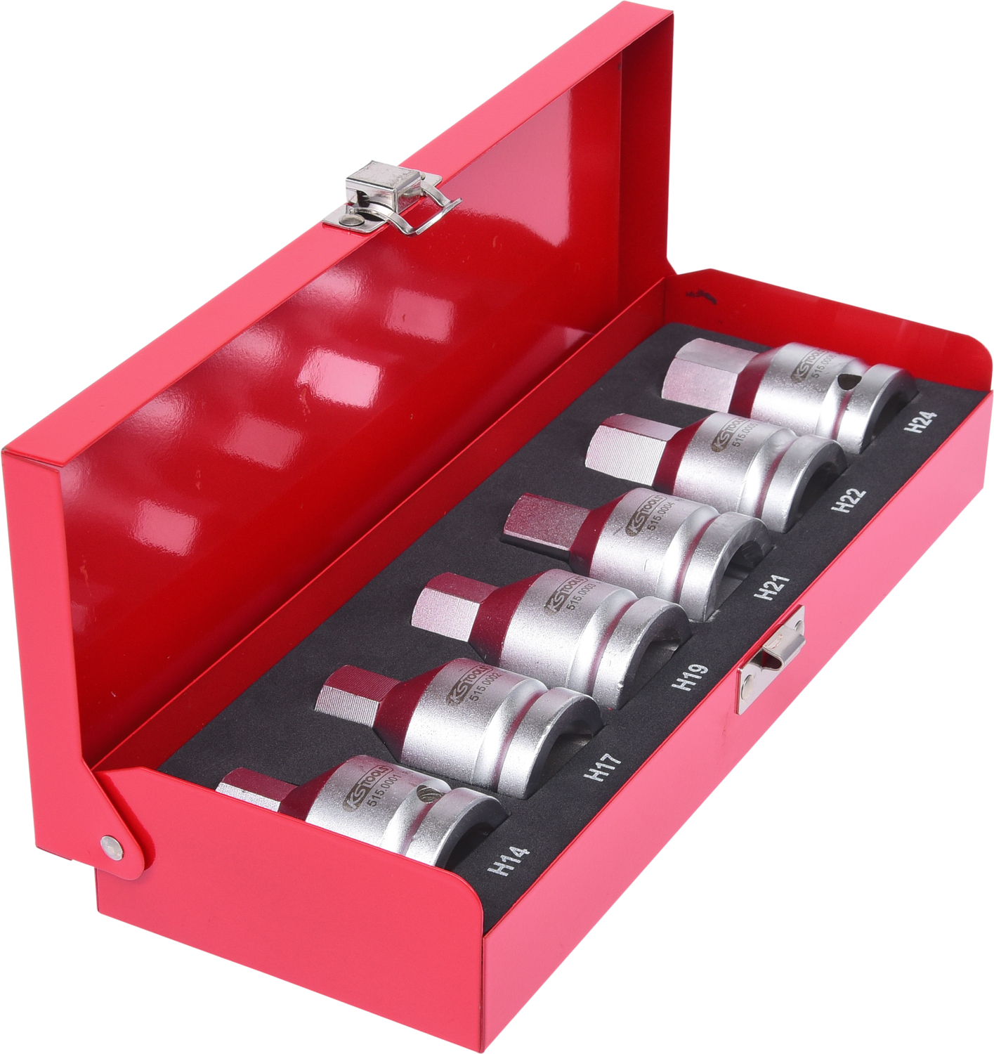 KS Tools 3/4" Kraft-Bit-Stecknuss-Satz, 6-tlg, 14-24mm