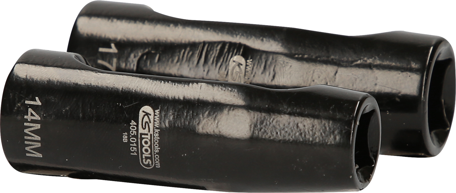 KS Tools 3/8" + 1/2" Einspritzleitungs-Schlüssel-Satz für BMW, 2-tlg