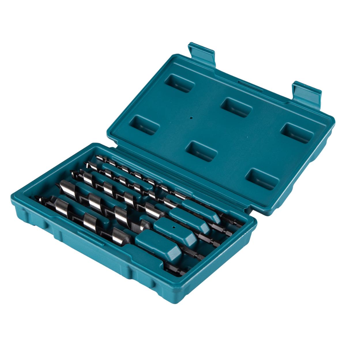 Makita Schlangenbohrer-Set 5-teilig - Länge 200 mm - 1/4 Zoll-Sechskantaufnahme - D-75677