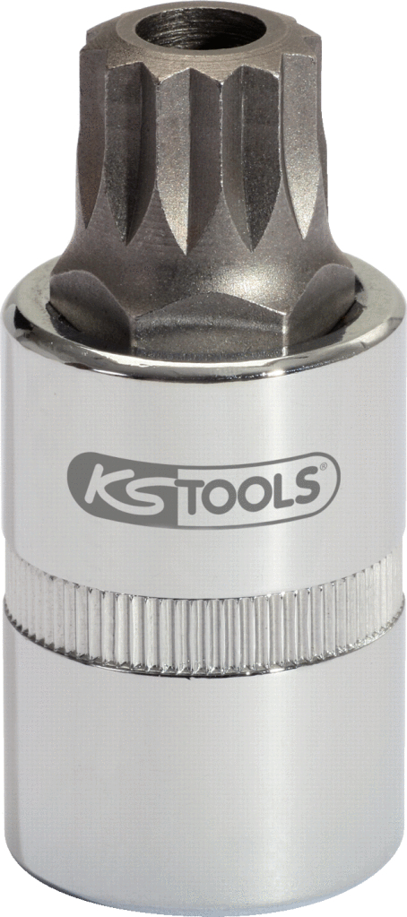 KS Tools 1/2" Öldienst-Bit-Stecknuss Vielzahn, M16