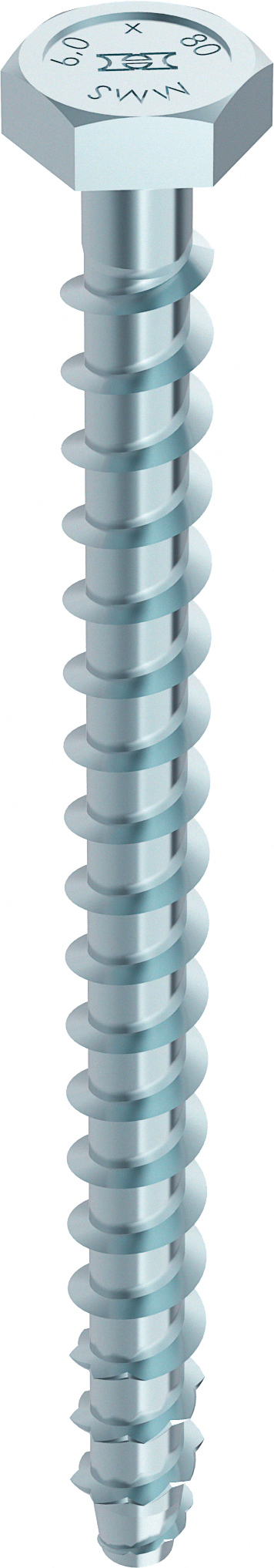 HECO MULTI-MONTI-plus S 16,0 x 80, Sechskantkopf, A2K, 25-Stück