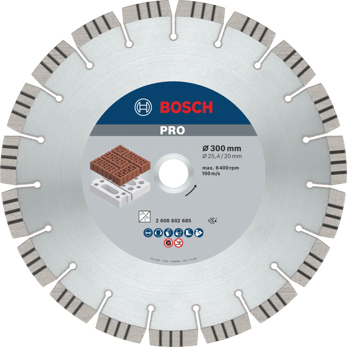 Bosch PRO Diamanttrennscheibe Best for Abrasive, 300/350/400/450