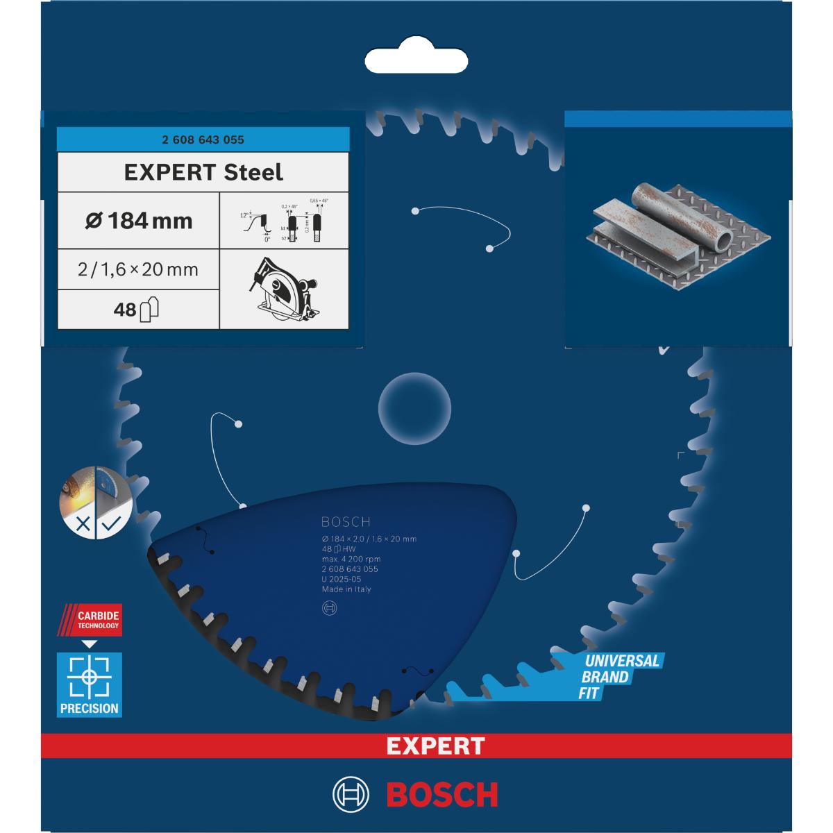 Bosch Kreissägeblatt Expert for Steel