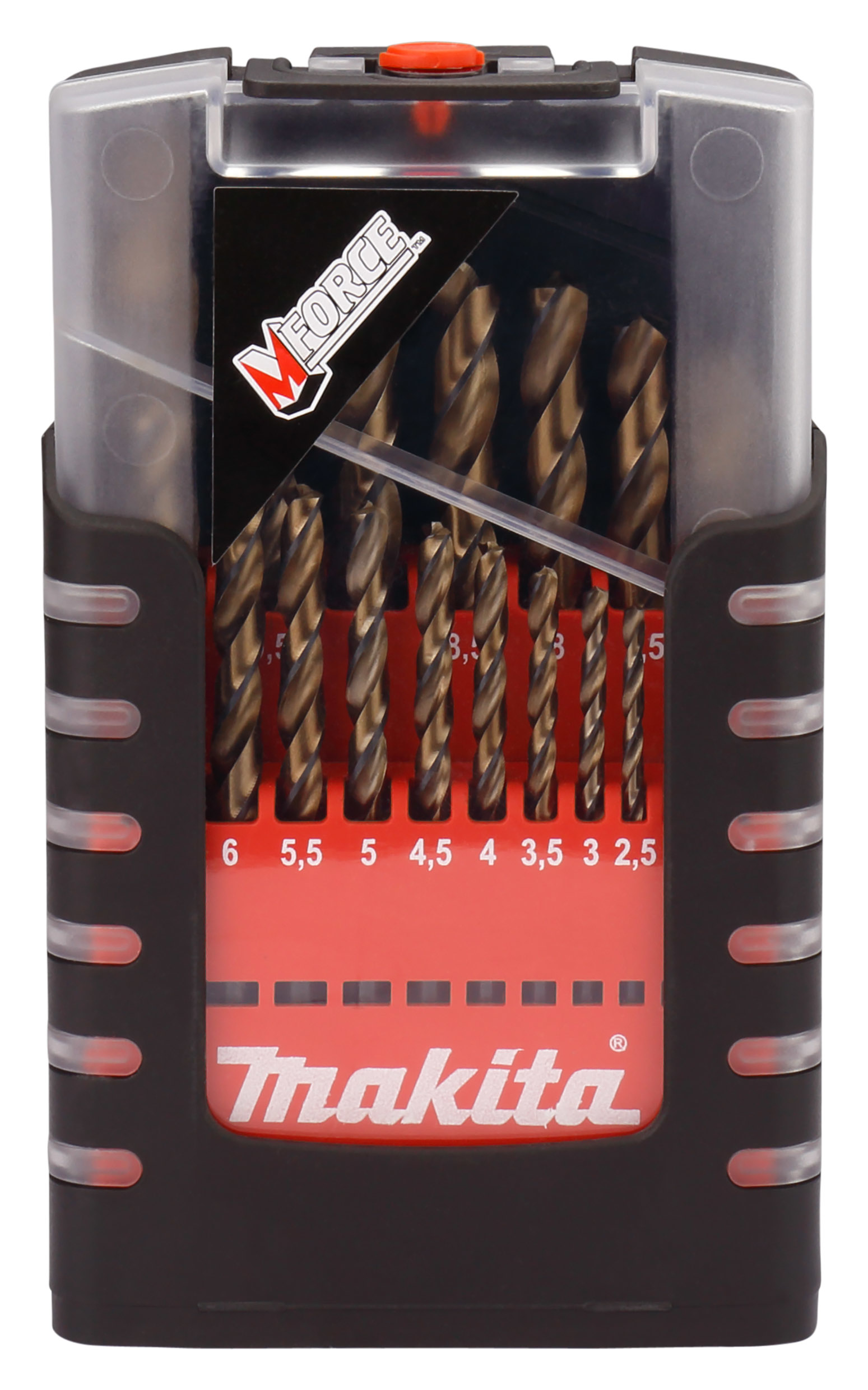 Makita M-FORCE Bohrerset, 19-teilig - 1-10 mm - D-29876