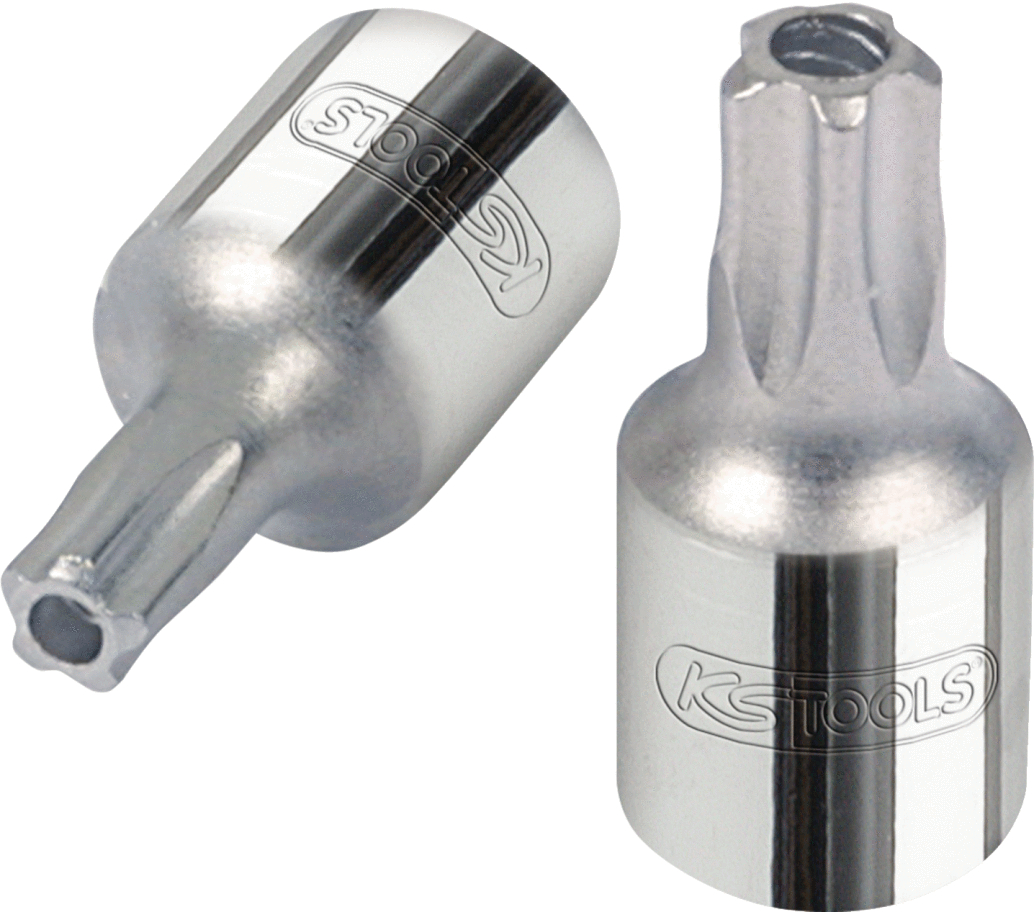 KS Tools 1/4" CHROMEplus Bit-Stecknuss Fünfstern