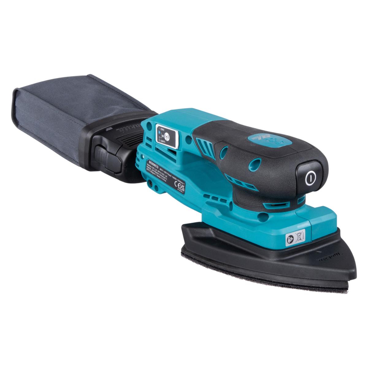 Makita Akku-Schwingschleifer XGT - Connector - Delta 100x150 mm - 3,0 mm Hub - 1,6 m Kabel