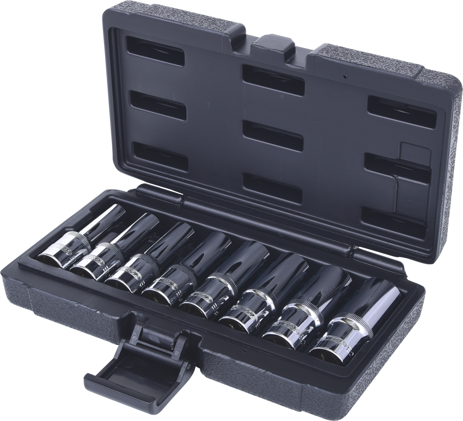 KS Tools 1/2" CHROMEplus Torx-E-Stecknuss-Satz, lang, 8-tlg