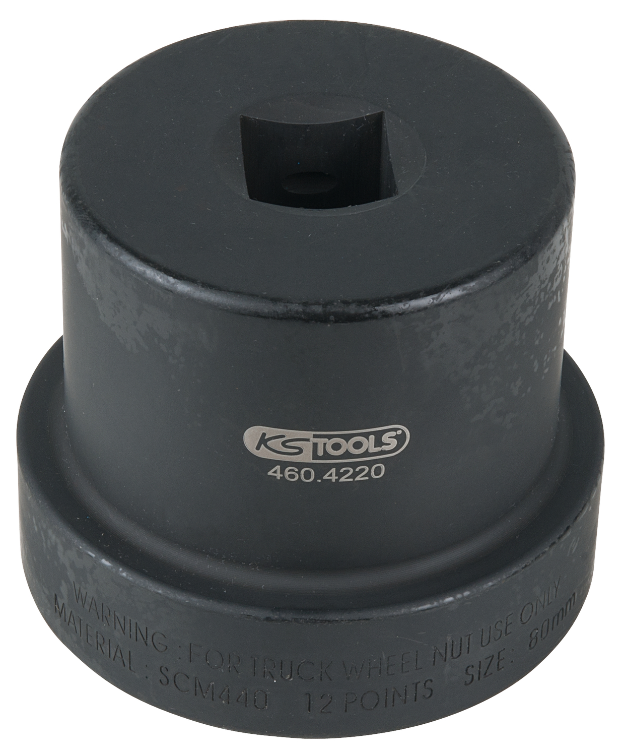 KS Tools 1" Achsmuttern-Schlüssel mit Führungsbund, 12-kant