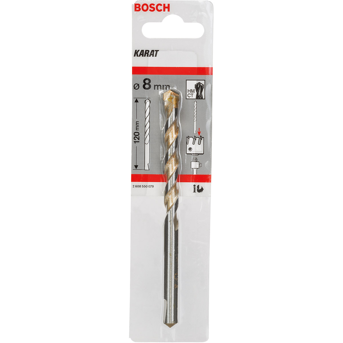 Bosch Zentrierbohrer für Sechskantaufnahmeschaft, 8 mm