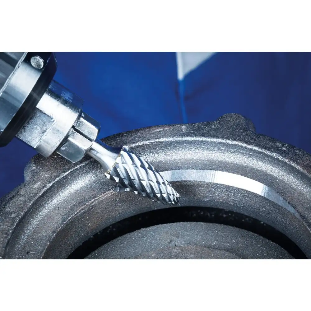 PFERD TOOLS Hartmetall Hochleistungsfrässtift CAST Rundbogen RBF für Gußeisen