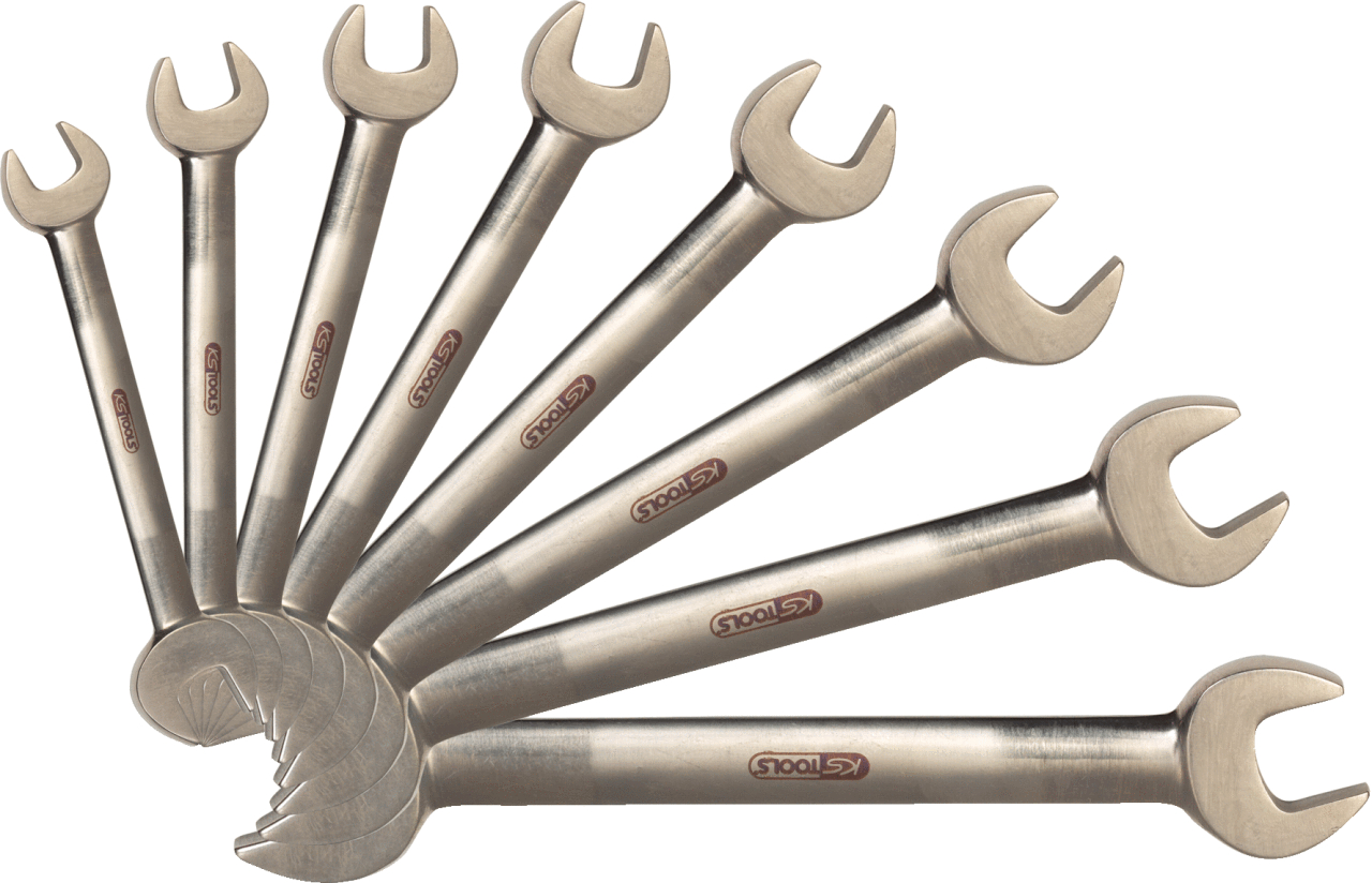 KS Tools TITANplus Doppel-Maulschlüssel-Satz, 8-tlg
