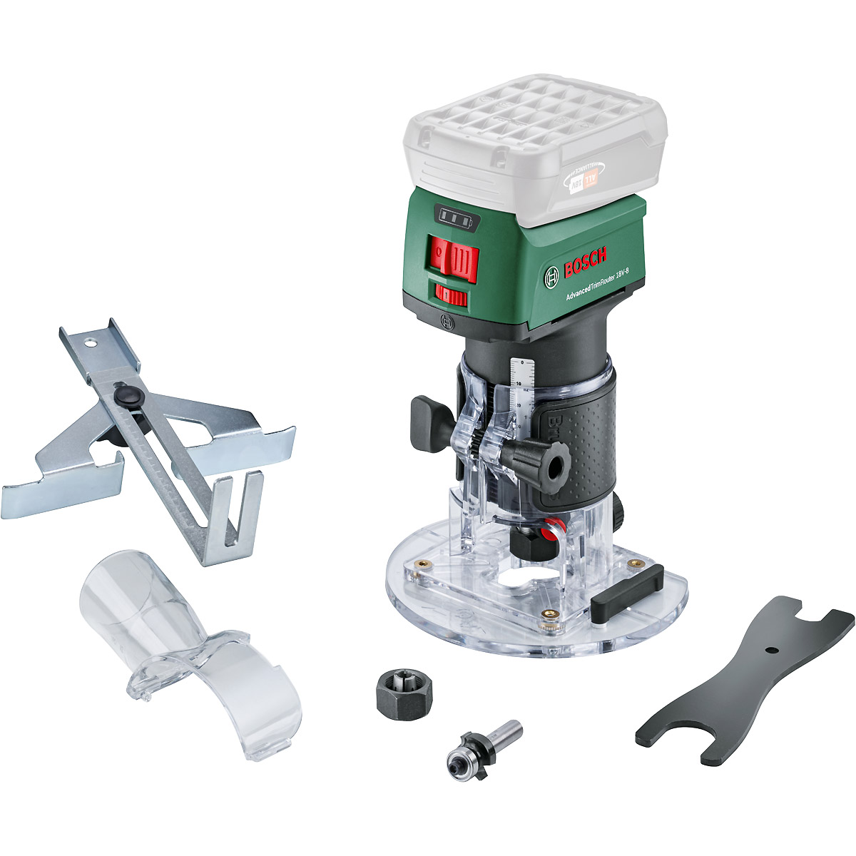 Bosch Oberfräse AdvTrimRouter 18V-8, Baretool